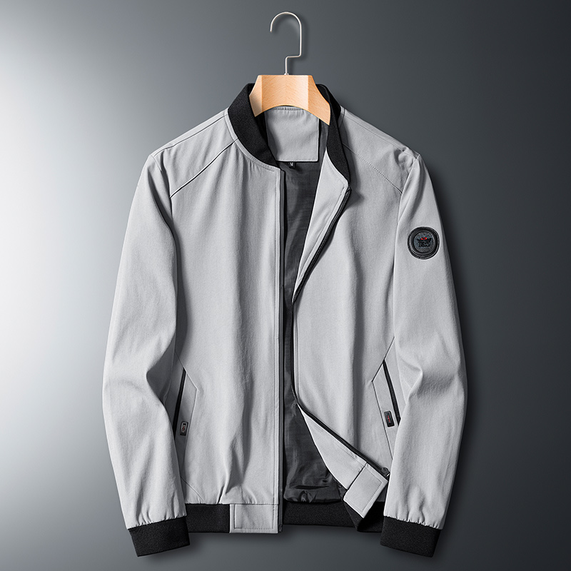 Plus Size Jacket Men's Spring And Autumn Baseball Uniform