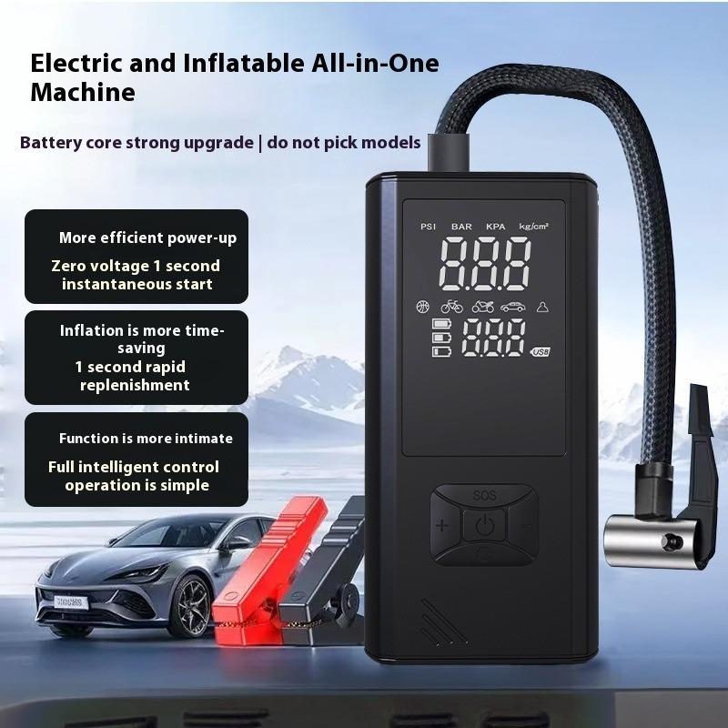 Portable Wireless Car Tire Inflator  Suitable For Cars, Motorcycles, Bicycles, And Sports Balls Features Digital Pressure Gauge, Auto-Shutoff, Faster Inflation, Self-pickup Only — foto 7