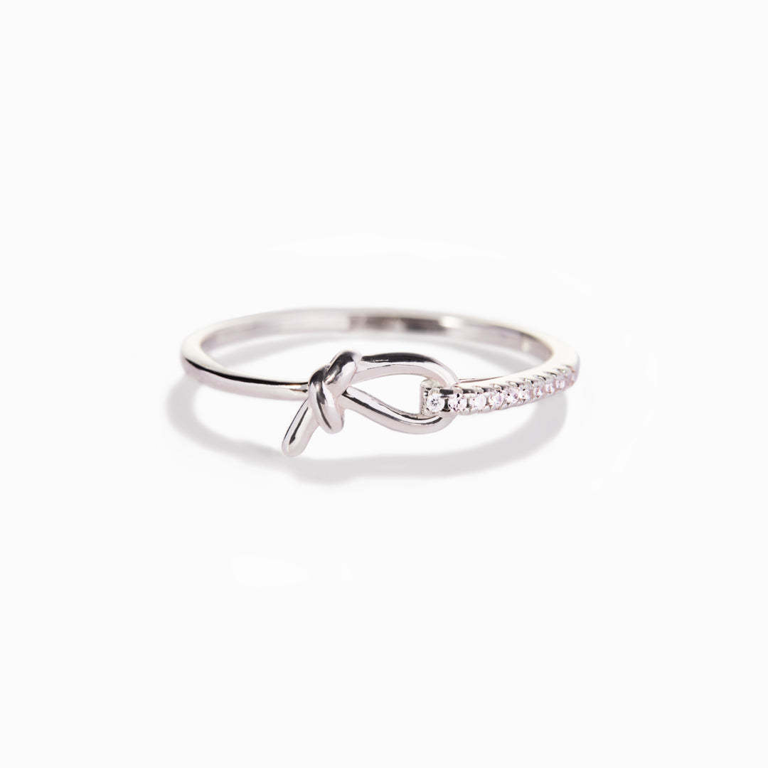 Women's Jewelry S925 Sterling Silver Knotted Ring