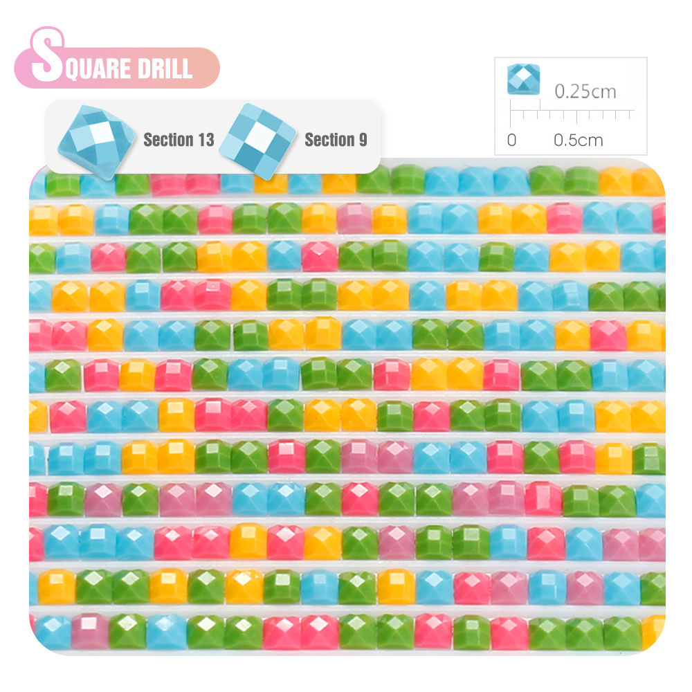 Mosaic Winter Rhinestone Picture Crafts