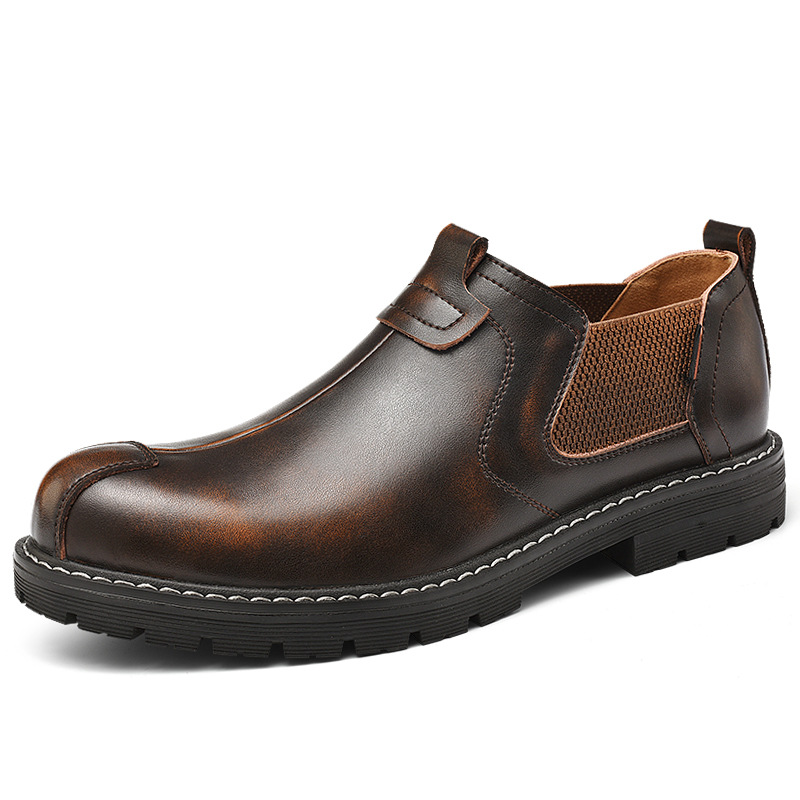 Title 3, Bottines Martin en cuir pour homme, basses, un ...