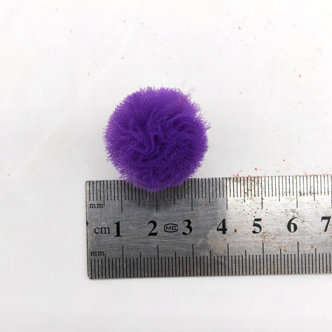 Cute Pet Mesh Ball Rubber Band Head Flower