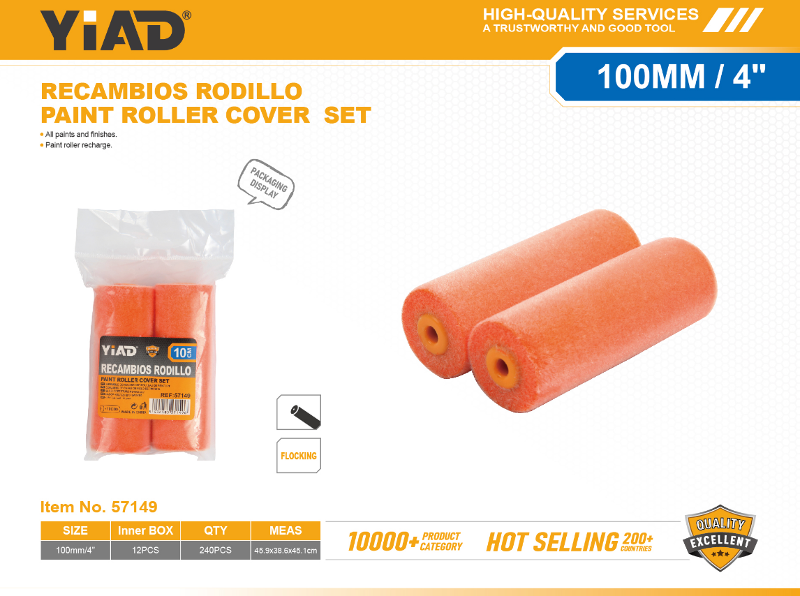 2PCS, 100MM Velvet Paint Roller – Only Support Self-pickup, Free Shipping Price Is Anti-auction Pric