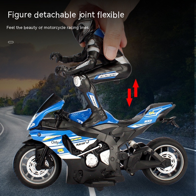 High-speed 24g Off-road Stunt Climbing Motorcycle Remote Control Car - Image 5