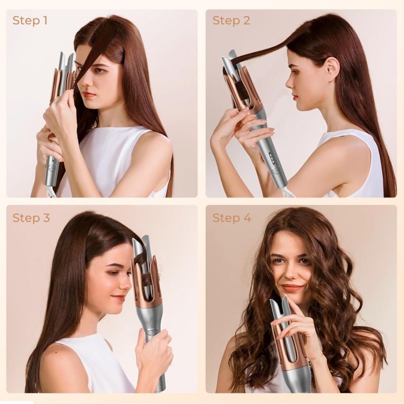 Hair Curler, Portable Automatic Curling Iron With Anti-Scald Design — image 9