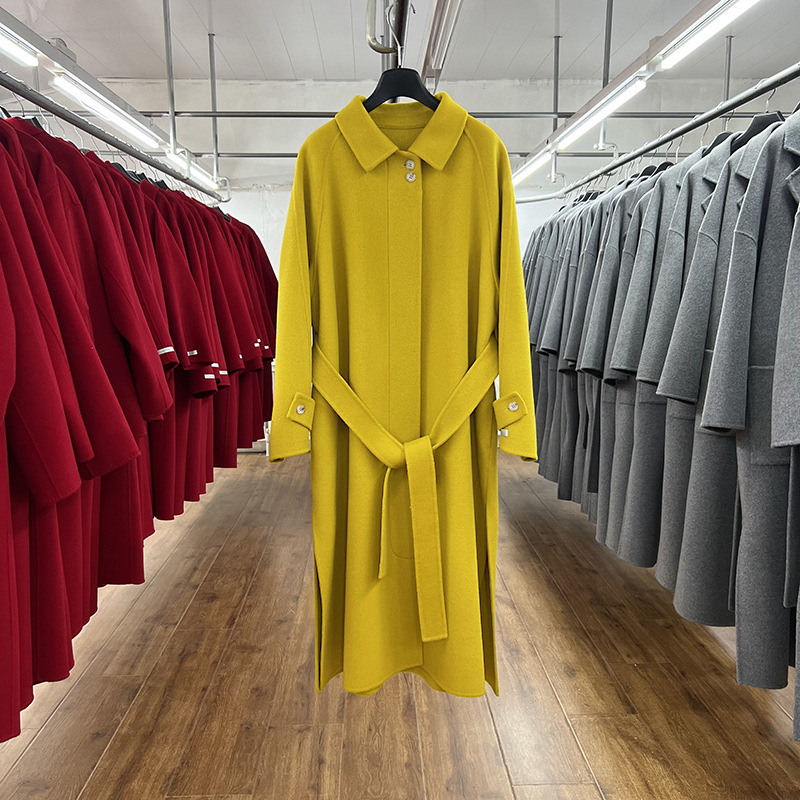 Dongdaemun New Autumn And Winter Temperament Woolen Coat Long Female