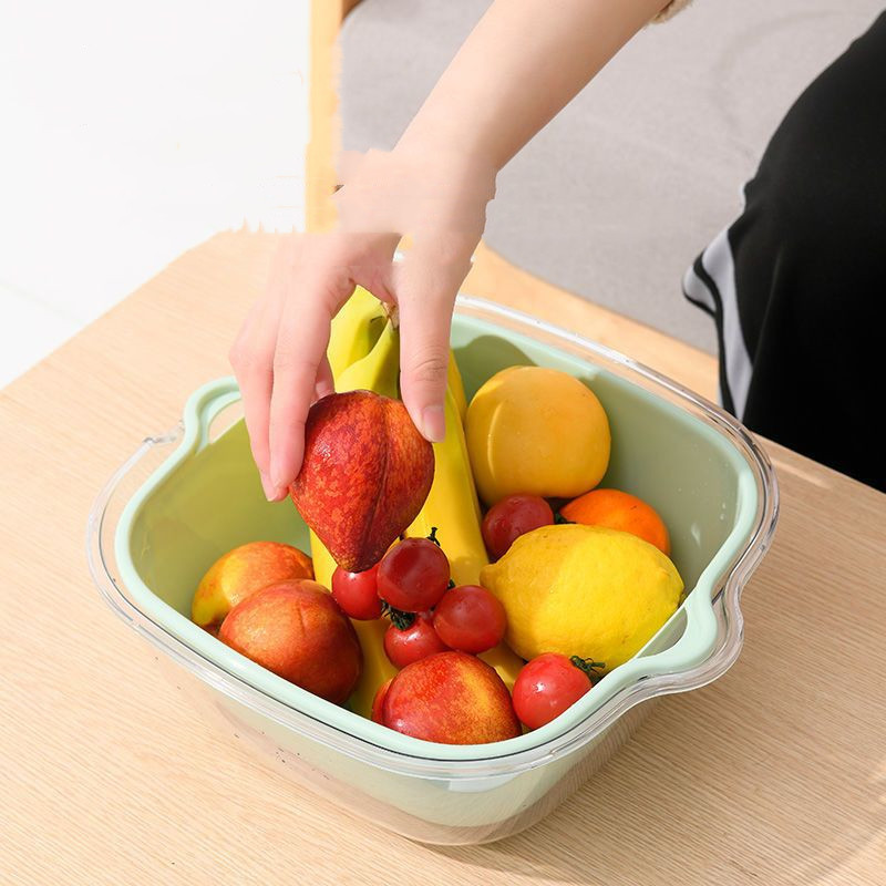 Title 5, Stylish Multifunctional Double Drainer Basket F...