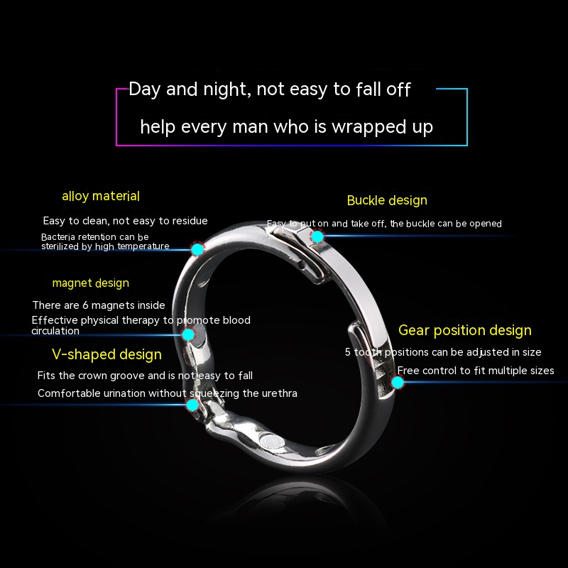 Metal Foreskin Barrier Ring For Male Appliances