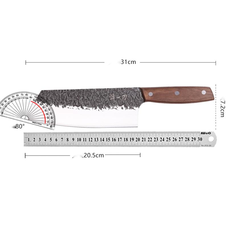 Old Fashioned Carved Chinese Kitchen Knife