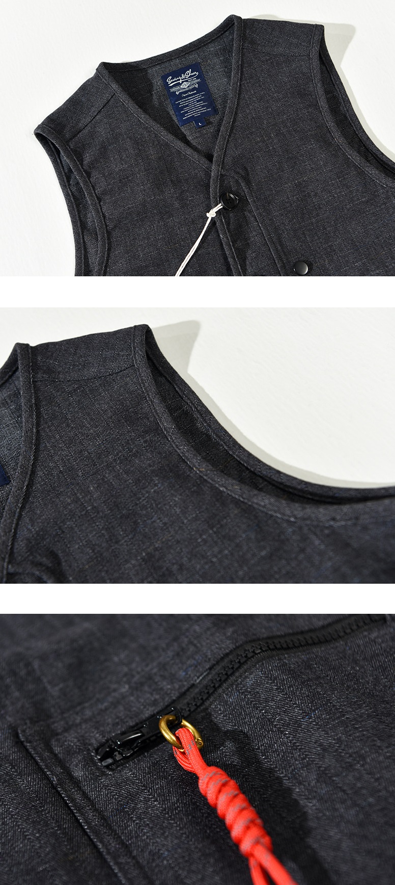 Autumn And Winter New Men's Japanese Casual Vest Cardigan Jacket