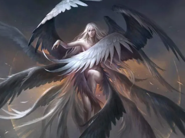 5D Crystal Diamond Painting Angel Wings Embroidery Home Decoration Gift Round - Shop at LoveMi
