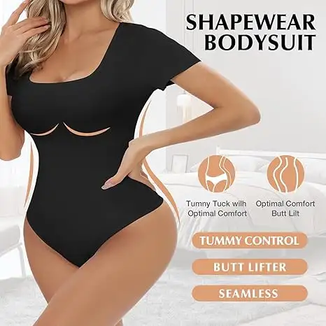 Seamless Square Neck Bodysuit