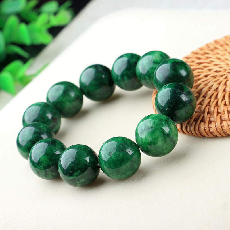 Title 11, Dry Green Bracelet Cold Jade Necklace