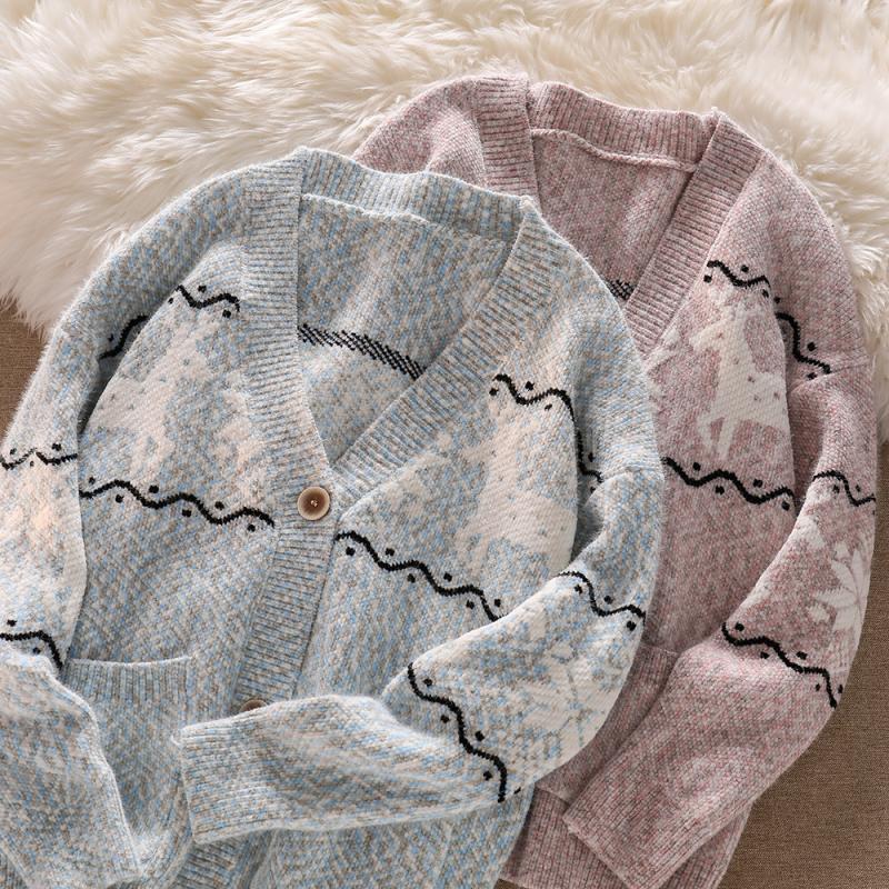 Women's Cardigan Loose Lazy Knit Jacket