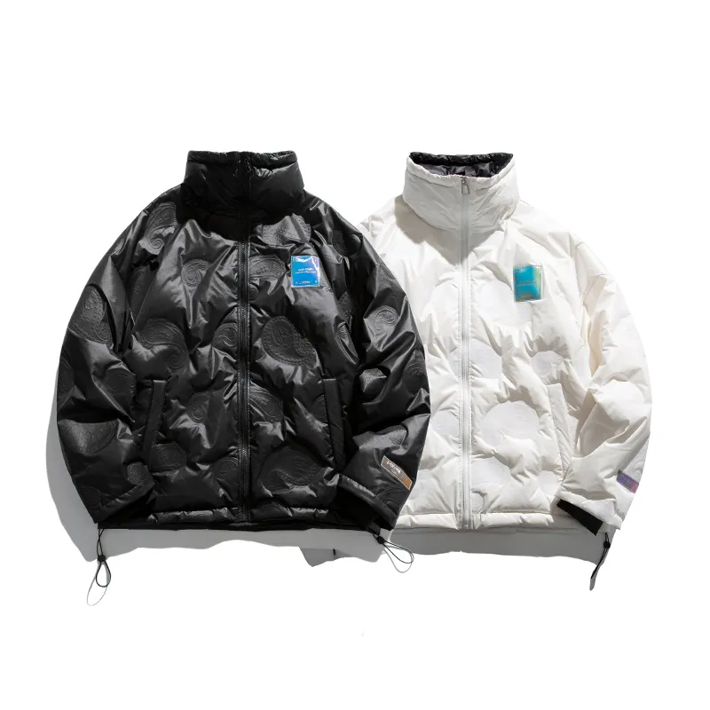Down Jacket Men's Trendy Hip Hop Pleated
