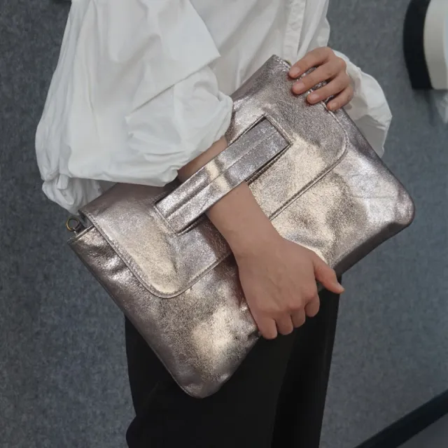 Retro Handbag With Sleeve Crossbody Shoulder Bag With Sleeve Gold - Shop at LoveMi
