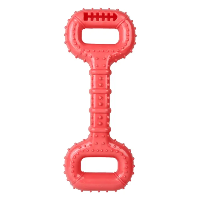 Dog Bones For Aggressive Chewers, Dog Chews Toys Long Lasting, Interactive Dog Bone Toys With Pull Band, Dog Teething Toy Red - Shop at LoveMi