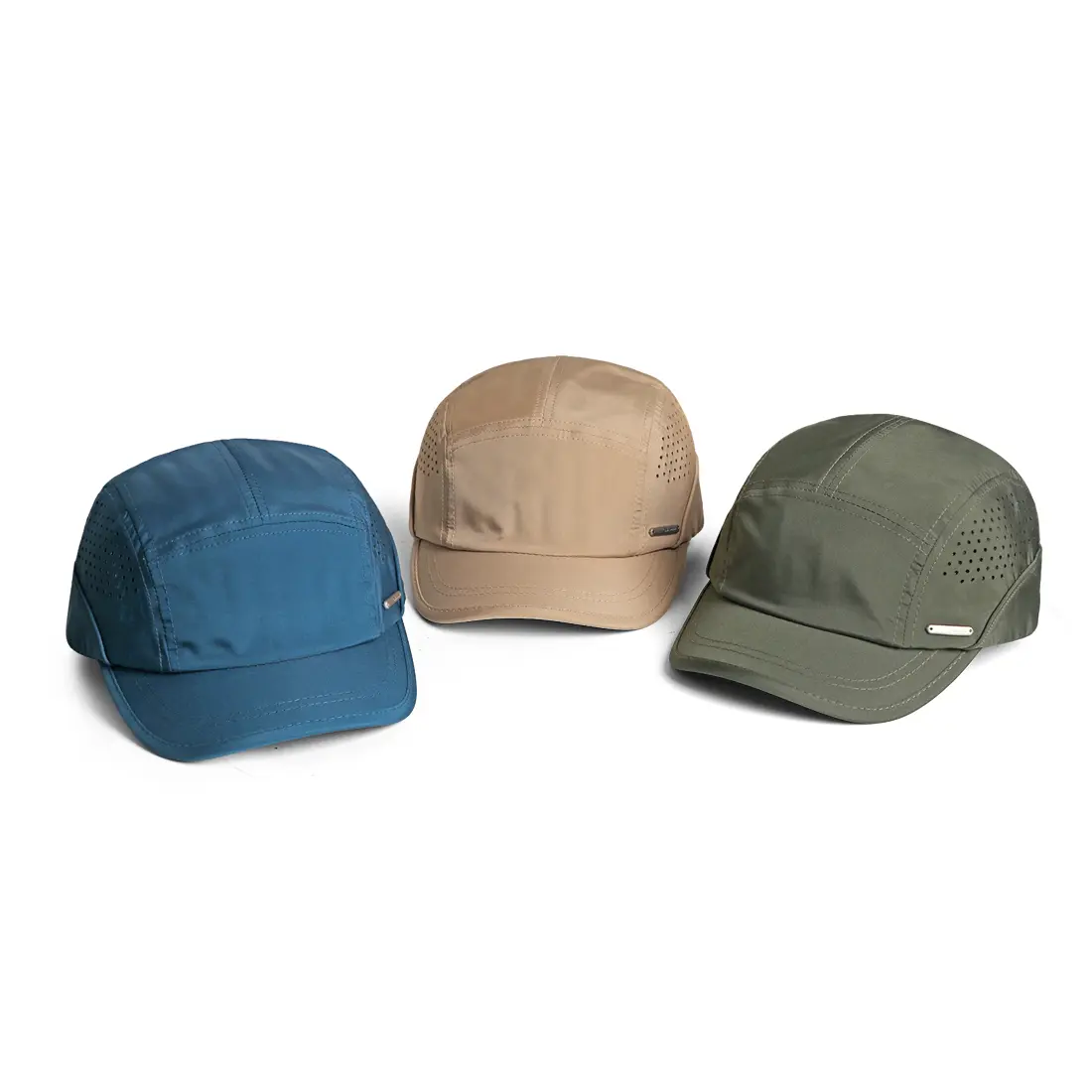 Spring And Summer Lightweight Mesh Breathable Baseball Cap With Side Metal Label, Short Brim, Duckbill Style Hat, Suitable For Outdoor Commuting And Casual Wear