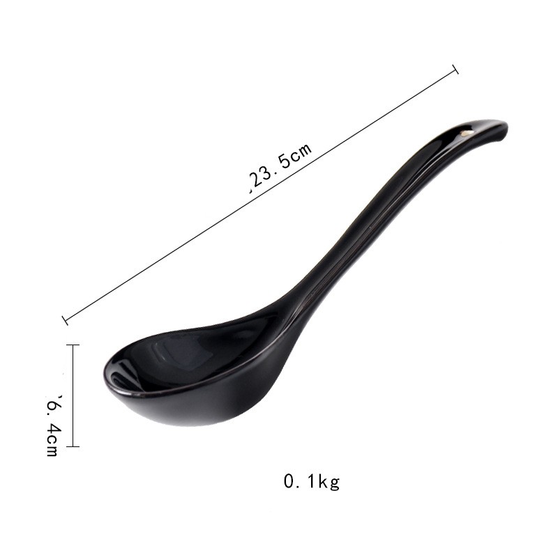 Title 3, Ceramic Long Handled Spoon Household