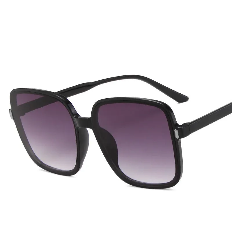 Sunglasses Big Square Sunglasses Rice Nail Sunglasses – image 2