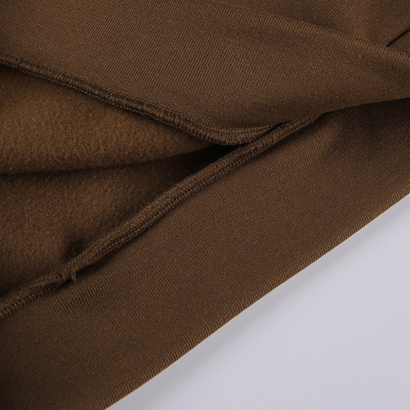 Casual Hooded Back Letter Print Sweatshirt