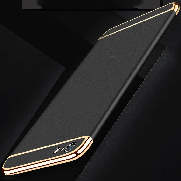 Phone Case Electroplated Three-section All-inclusive Drop-resistant Protective Cover