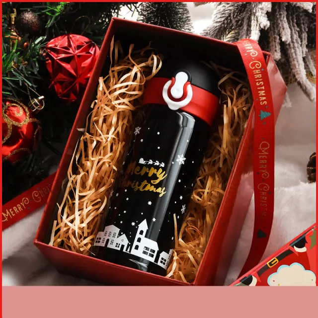 Christmas Gift Female Thermos Cup Gift Box Set Black - Shop at LoveMi