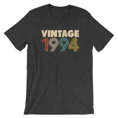 European And American VINTAGE 1980 Letter Short-sleeved T-shirt - View 1