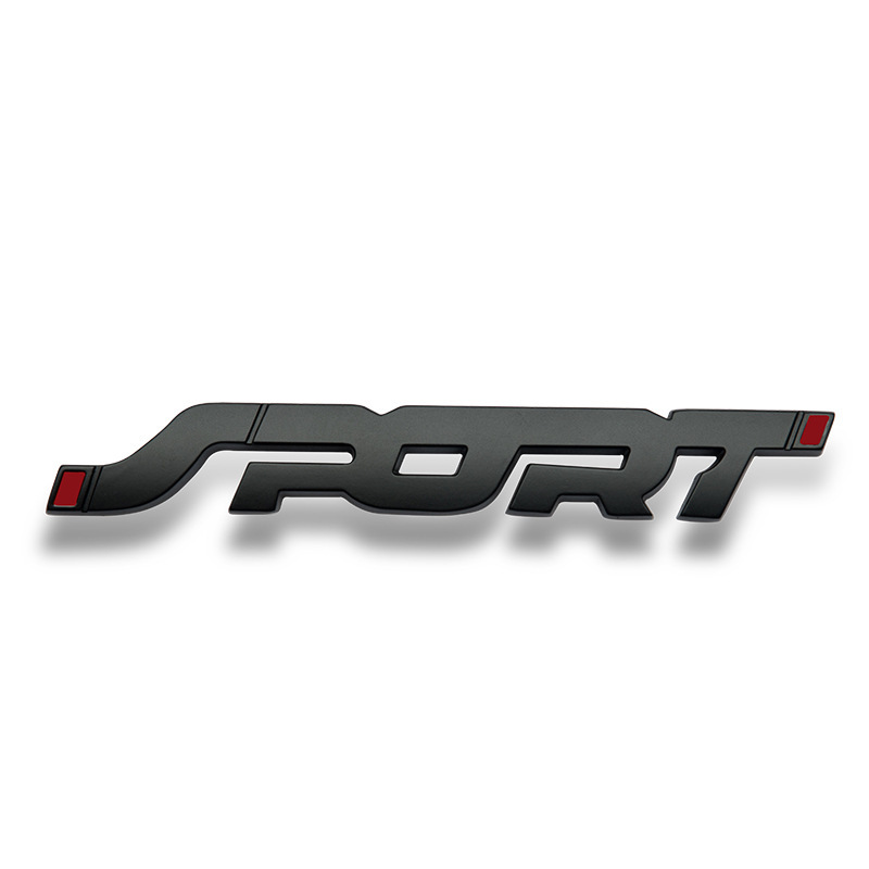 Title 11, SPORTS TURBO Dekoratives Auto-Logo mit Metallic...