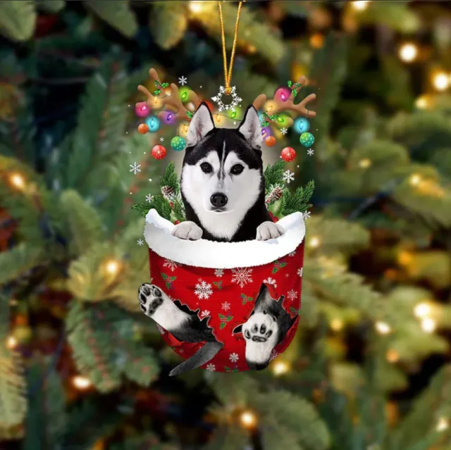 Christmas Tree Socks Dog Pendant Decoration Holiday Gift Color38 - Shop at LoveMi