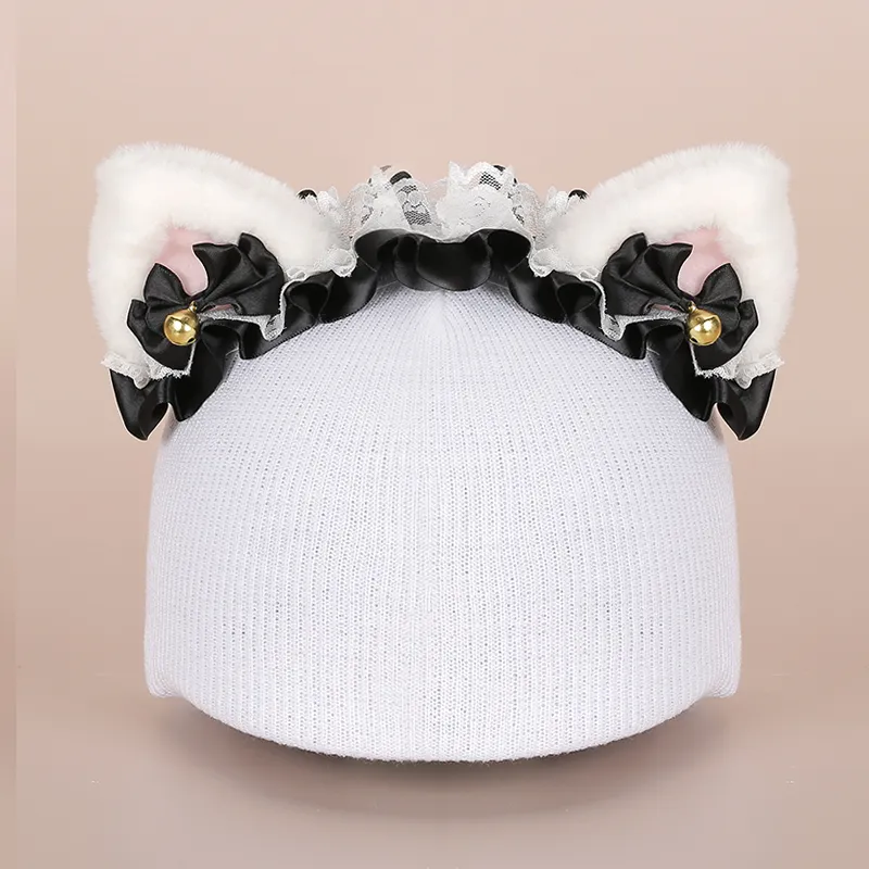 Cute Cartoon Helmet Cover Personalized Riding - Lolitawhite Hat