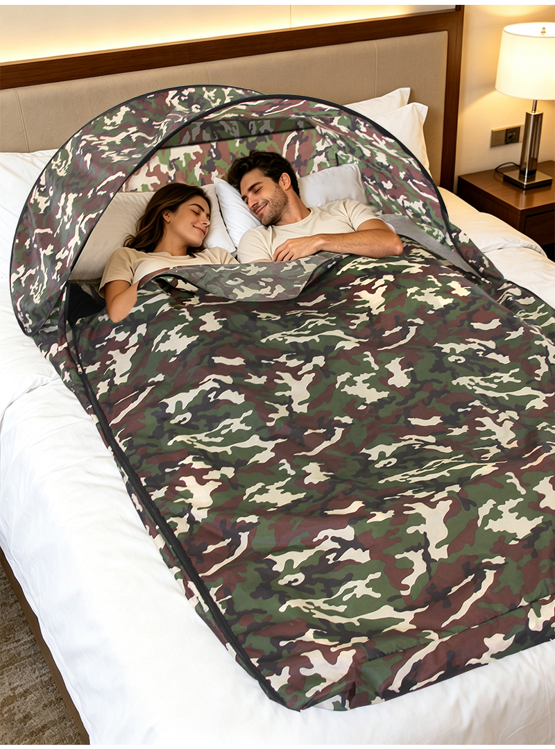 3D Sleeping Bag For One Or Two People Portable Lightweight, Mosquito-Proof  And Dirt-Resistant Tent Sleeping Bag Cover For Outdoor Camping — foto 4