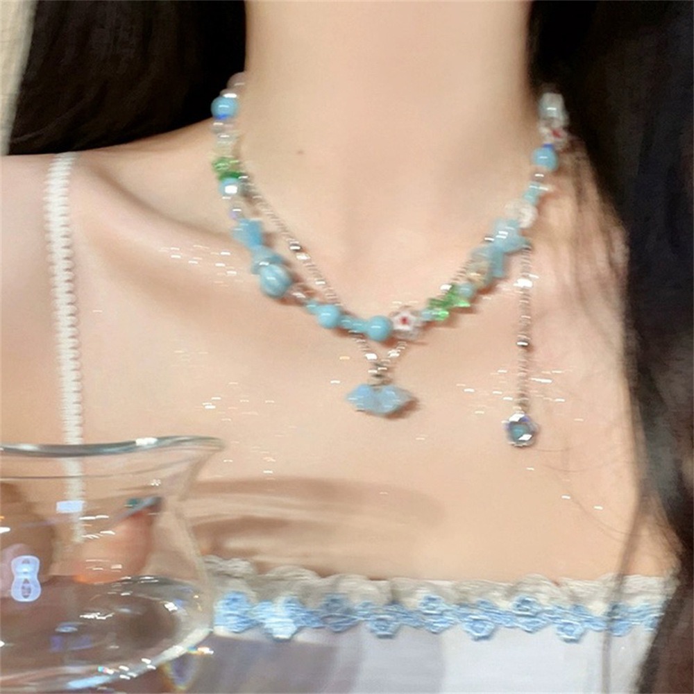 Candy Colored Dopamine Necklace Versatile For Women