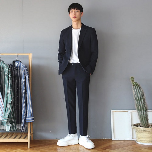 Summer New Slim And Handsome Korean Style Trendy British Style Small Suit Formal Wear
