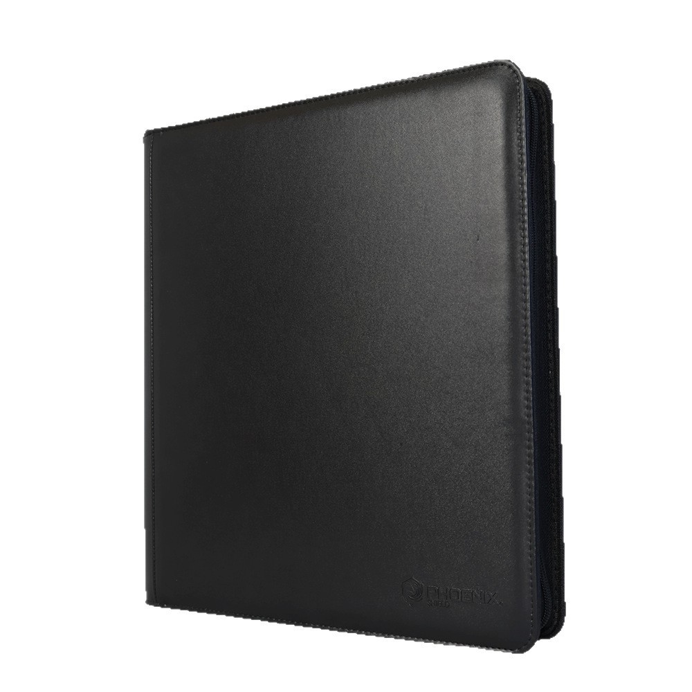 Premium ZIP Trading Card Binder Album Folder-12 Pocket 480 Leather-Covered — image 5