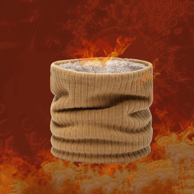 Neck Cover For Men And Women Lovers Monochrome Plush Warm Knitting