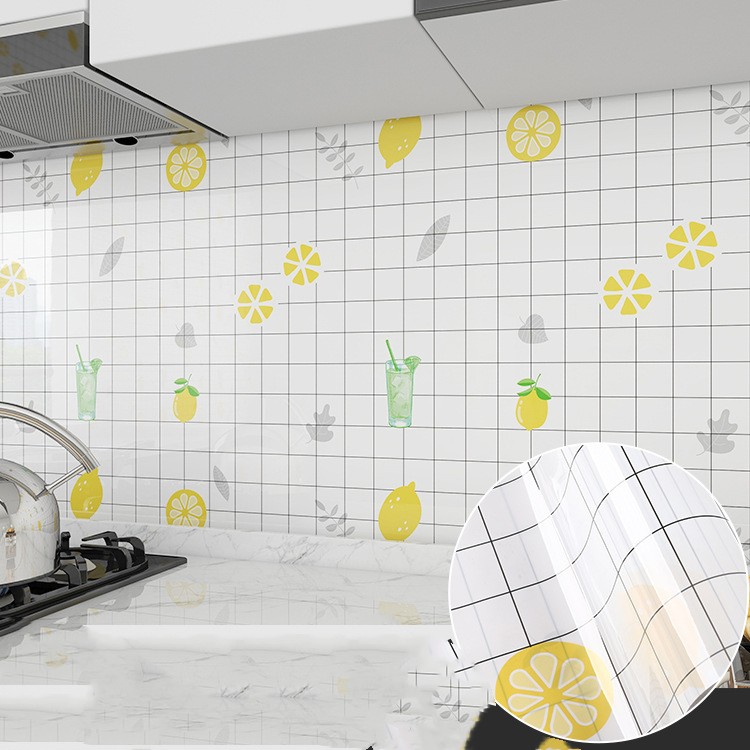 Self-adhesive Waterproof And Moisture-proof Aluminum Foil Wall Stickers Resistant To High Temperature