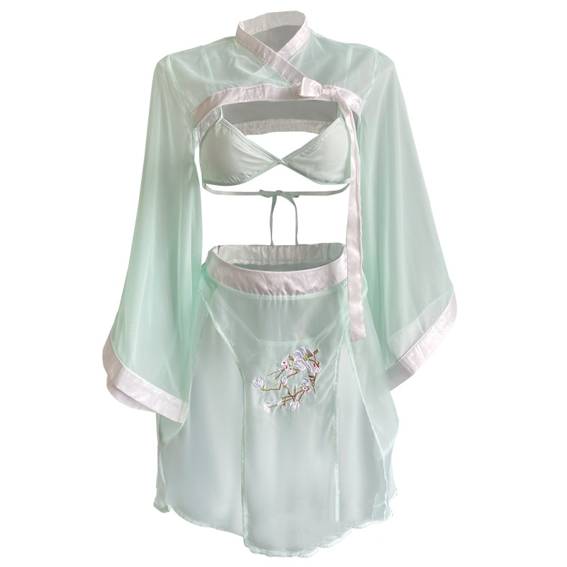 طقم بيجاما نسائي صيني قديم فاخر بتصميم هان