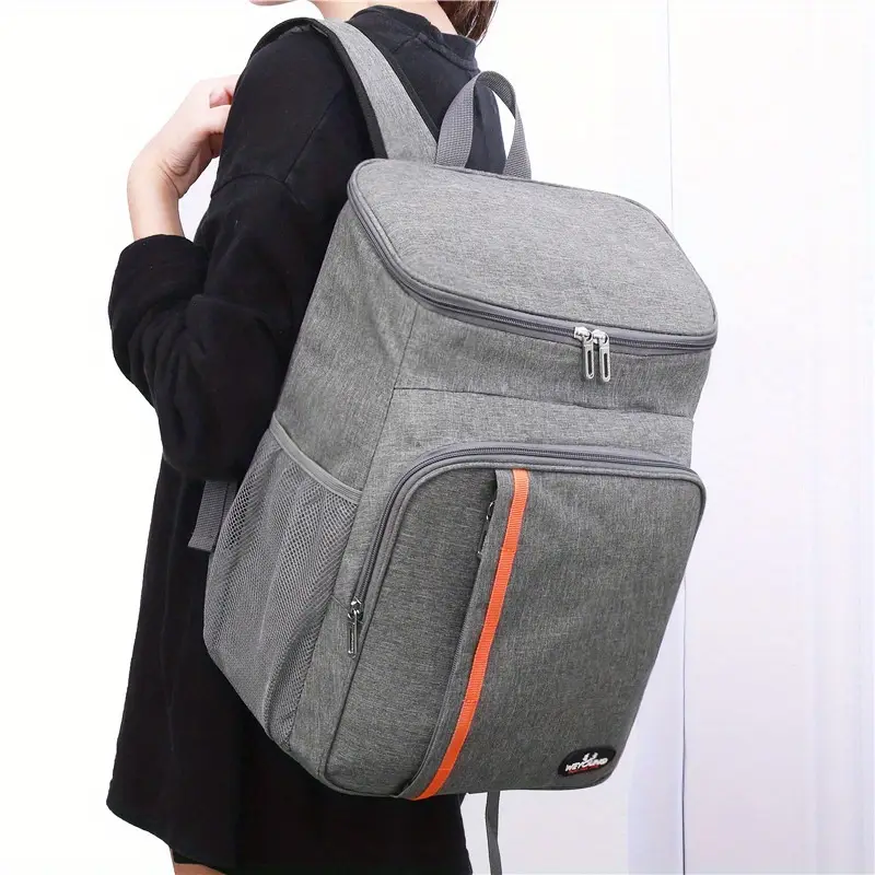Insulated Cooler Backpack for Outdoor Picnic and Travel