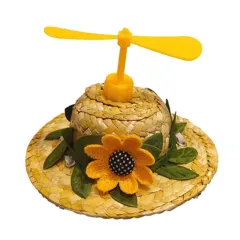 Pet Cute Hat Headwear Decorative Puppy Pet Supplies - Green Leafy Floret - View 1