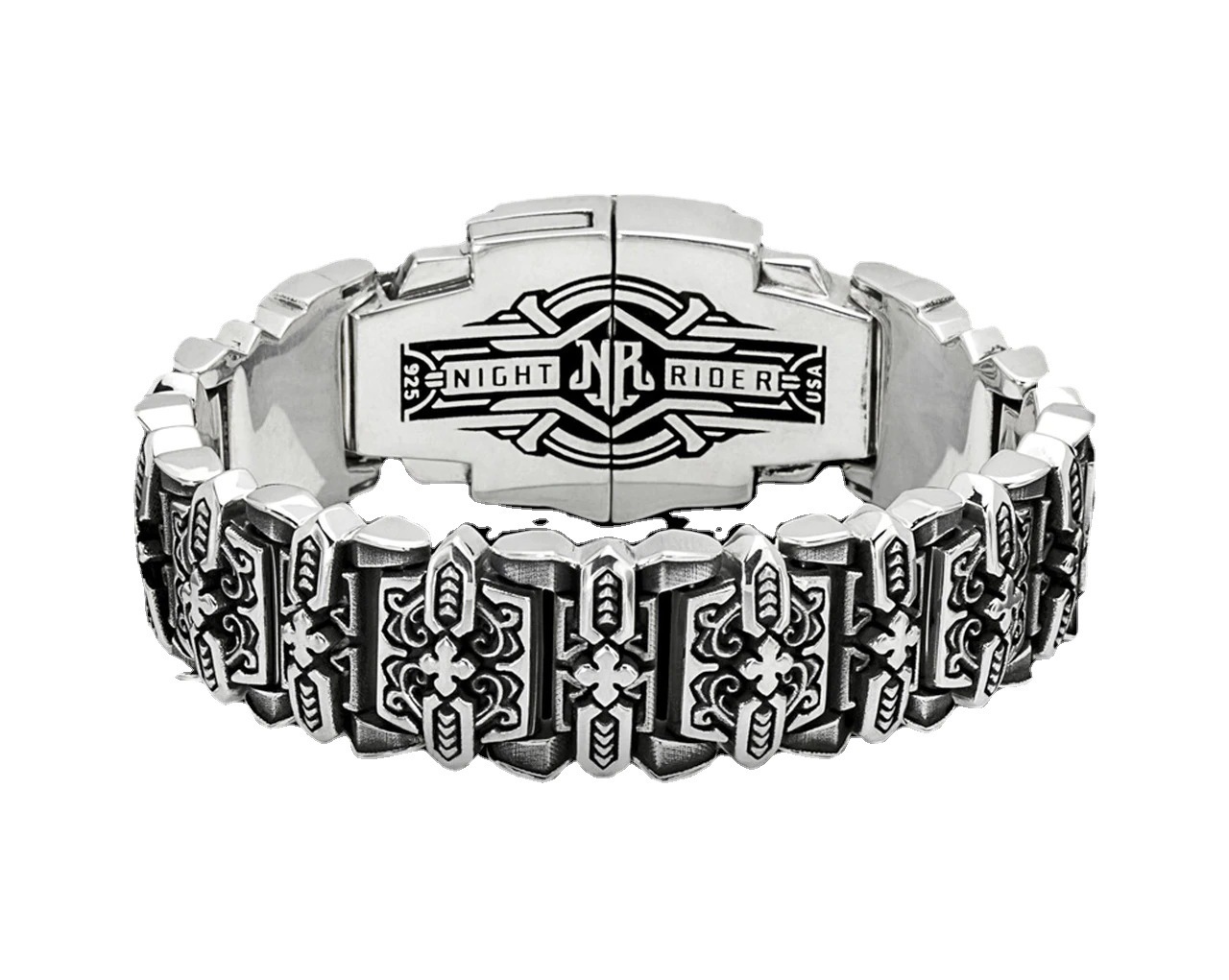 Male Cross Vintage Lion Head Animal Pattern Ring