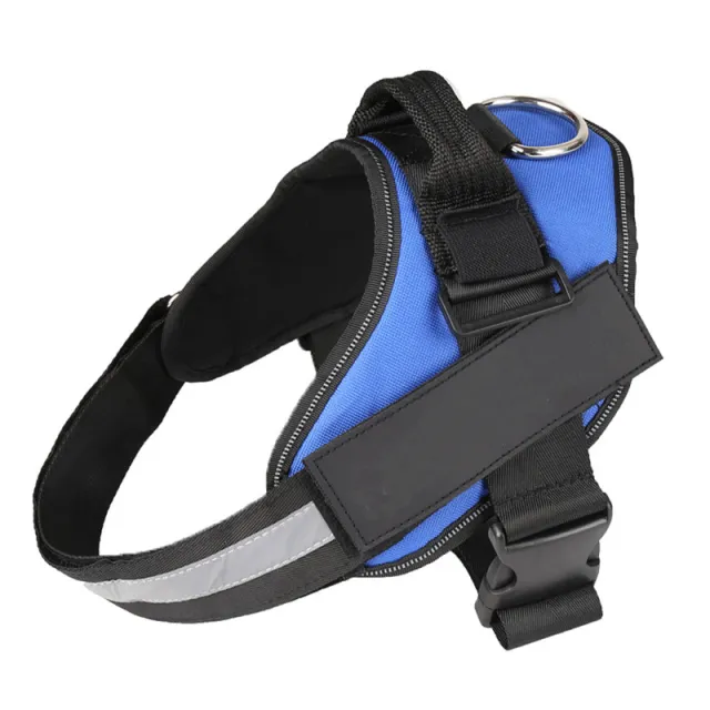 Personalized Custom Reflective Breathable Dog Harness NO PULL Adjustable Pet Harness For Small Large Dog Harness Vest With Patch Blue - Shop at LoveMi