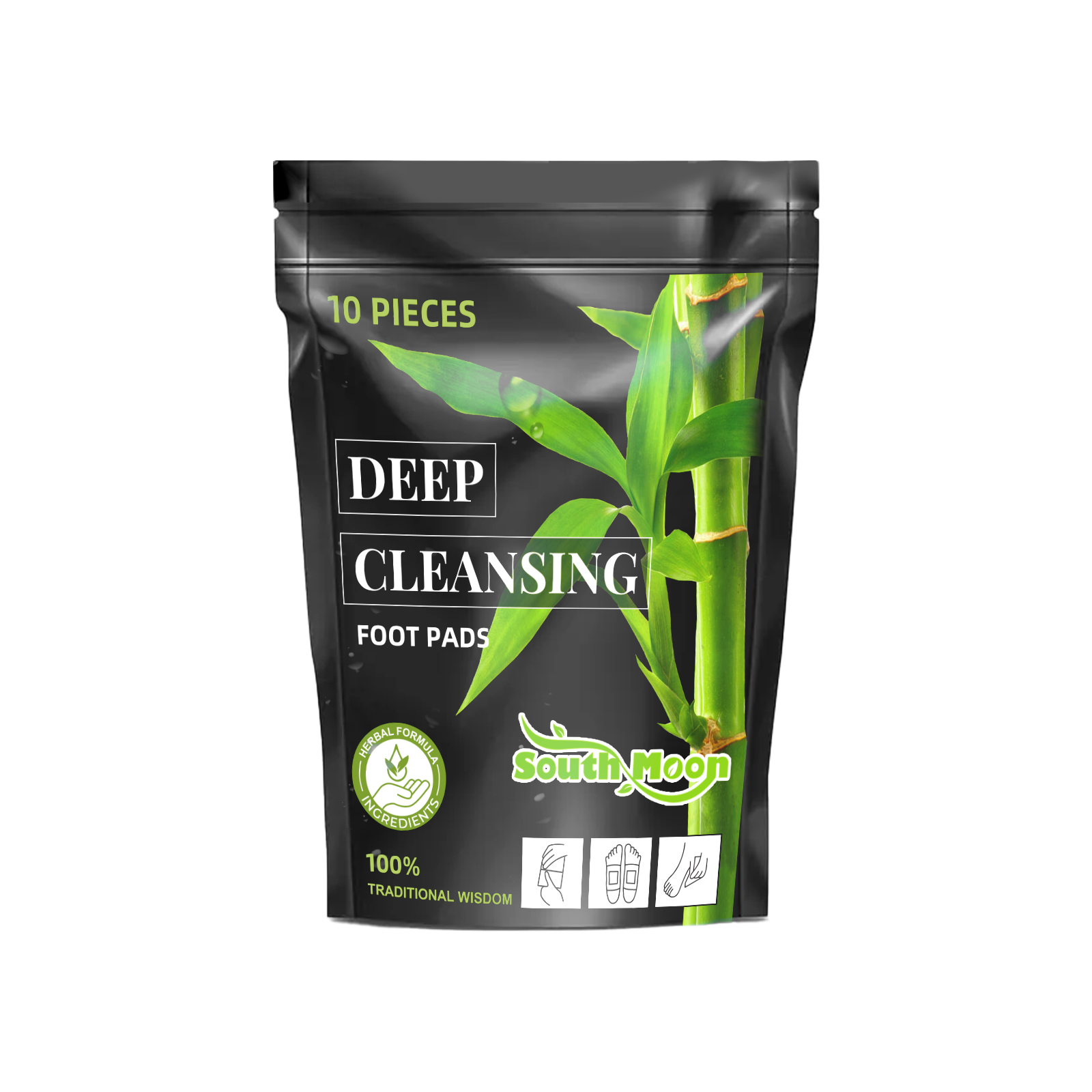 EELHOE Deep Clean Foot Stick, Bamboo Charcoal Removing Wet Relieve Body And Mind Help Sleep Foot Stick