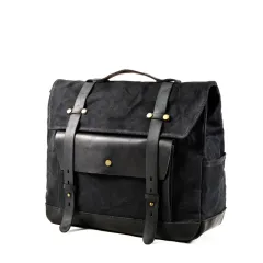 Camel Bag Knight Messenger Bag Helmet Bag Motorcycle Bag - Black - View 1
