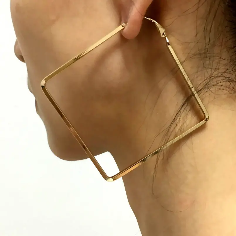 Earrings Women's Geometric Diamond