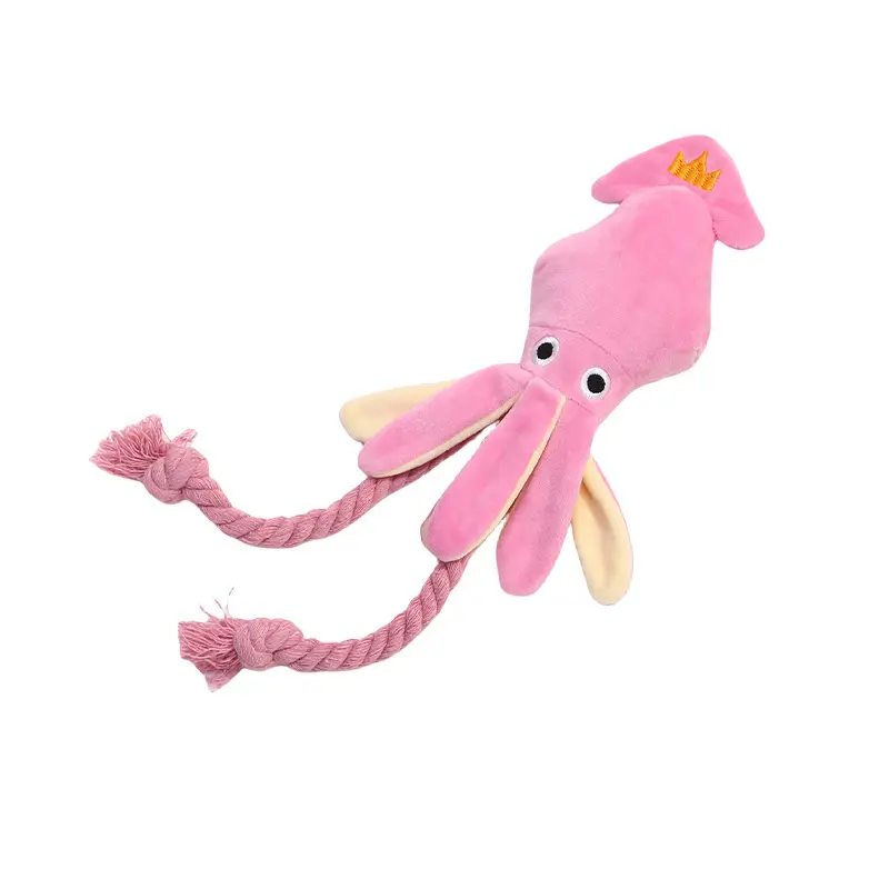 Cute Squid Small Dog Toy Sound BB