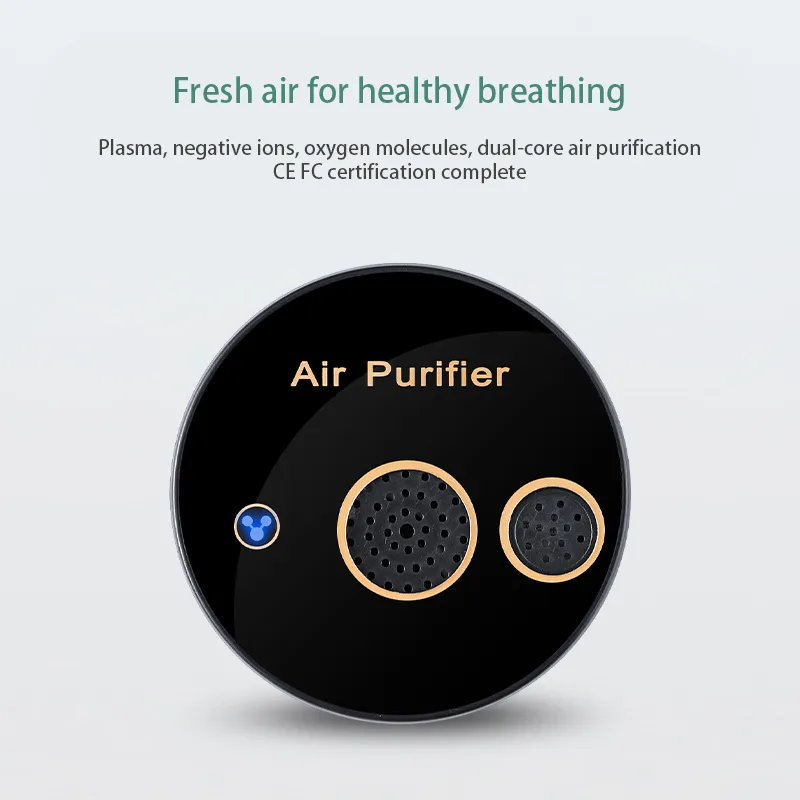 Portable Solar Electric Air Purifier for Sterilization Disinfection Deodorization