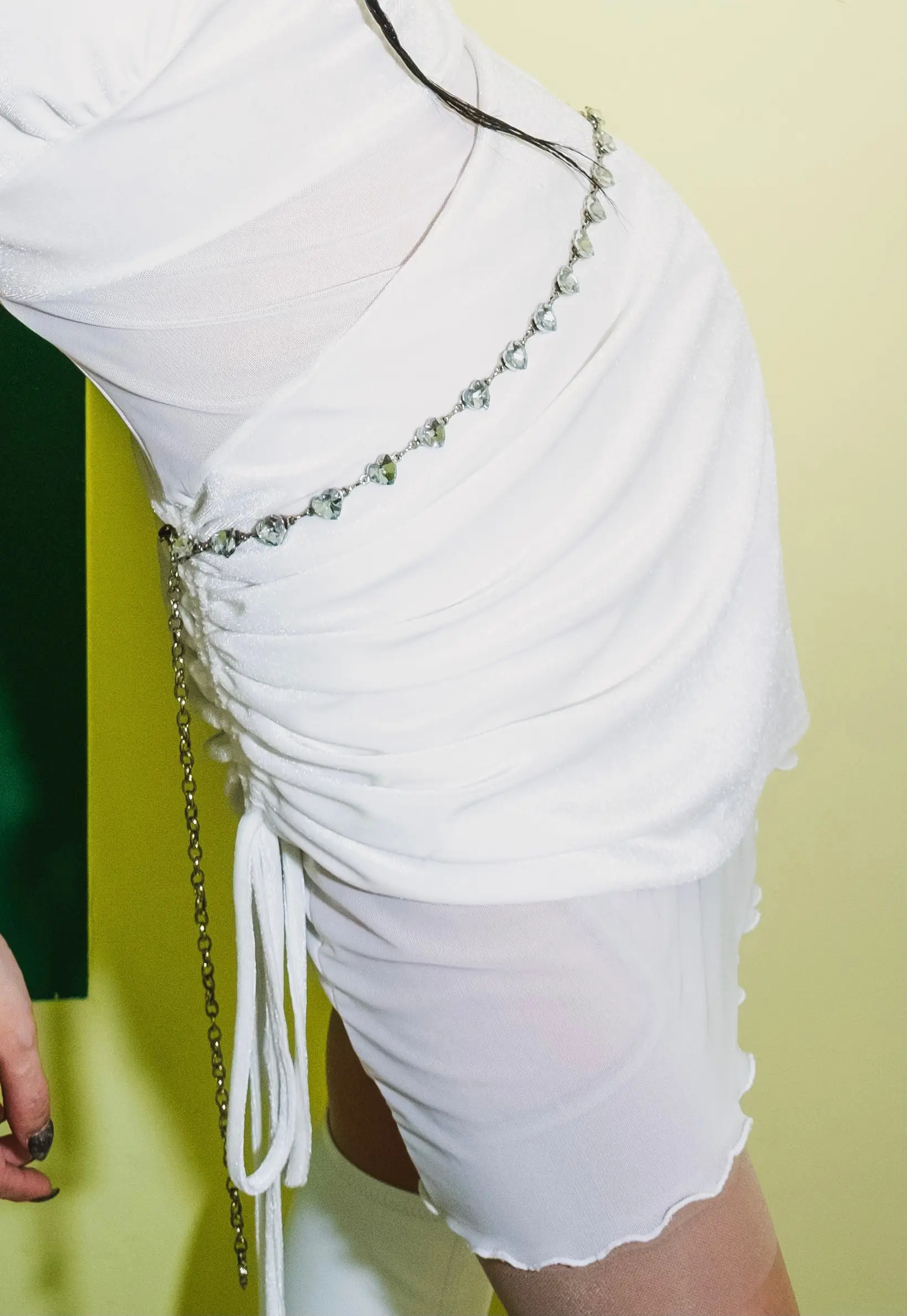 Fantasy Heart Versatile Rhinestone Waist Chain