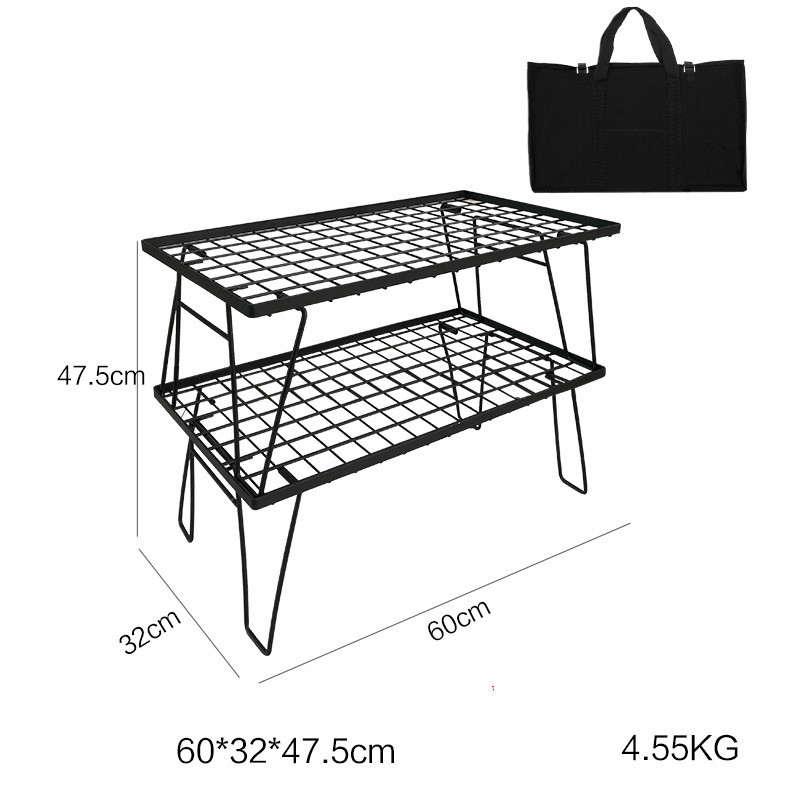 Table double layer with bag