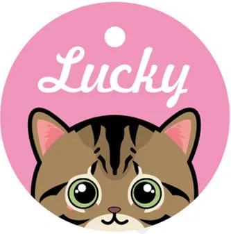 Pet Card Custom Lettering Identity Plate 9 Style - Shop at LoveMi